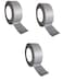 Lavish Heavy Duty Duct Tape Silver 50 Yards X 2 Inches, 3 Pcs, Waterproof Strong Adhesive Tape