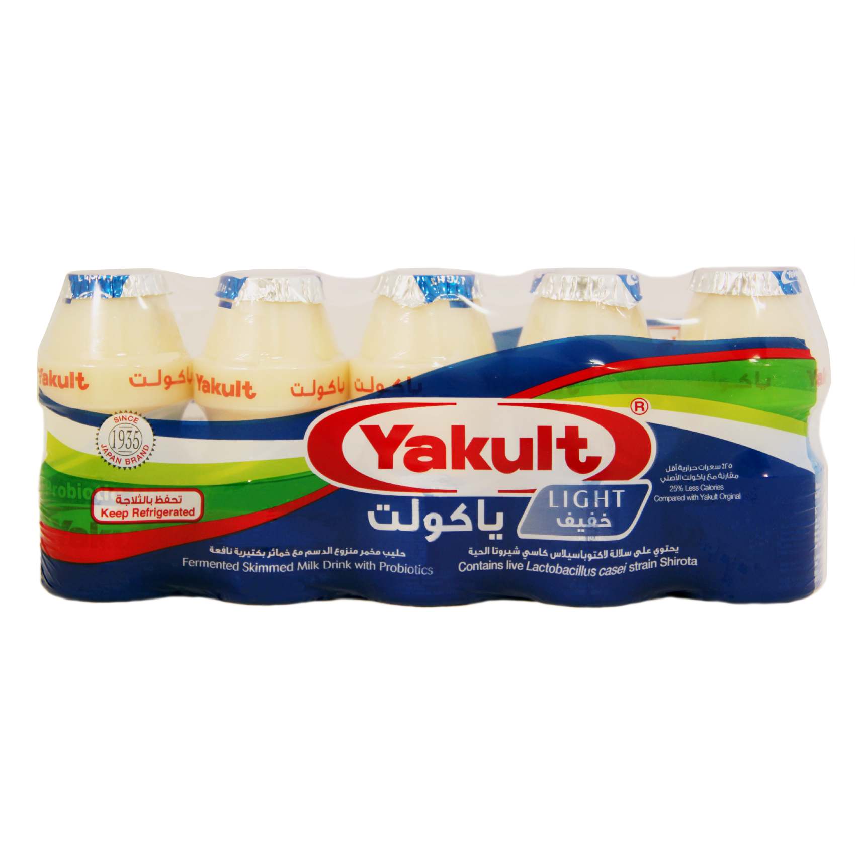 Yakult Probiotic Milk Drink light 80ml Pack of 5