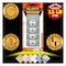 Klapit Super Wall Hook 4 Pieces Silver