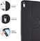 Pipetto Rotating Folio designed for iPad 10.9 inch case iPad 10th Generation case cover (2022) with 2 in 1 stand (Landscape / Portrait) - Black