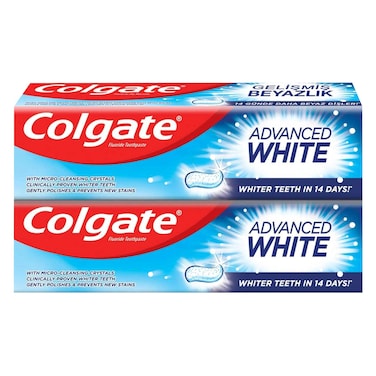 Colgate Advanced White Toothpaste White 100ml Pack of 2