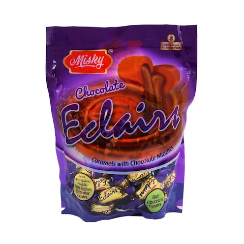 Misky Chocolate Eclairs Caramels With Chocolate Middles 600gr