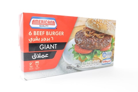 Americana Quality Giant Beef Burger 900g
