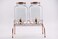 Orchid Dual 4 Litre Beverage Glass Dispenser With Stand
