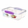 Sistema Quad Split Food Container - 1.74 Liter