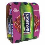 Buy Barbican Pomegranate Flavoured Non-Alcoholic Malt Beverage 330ML NRB - Pack of 6 in Kuwait