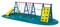 Rbwtoys New Outdoor Swing Series With Premium Metal, 4 In1 Swing, Slide, Hanging And Climbers For Kids RW-13103 670&times;270&times;200cm