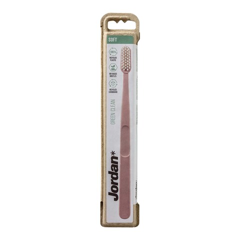 Buy Jordan Green Clean Soft Toothbrush in Kuwait