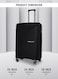 ParaJohn Luggage Sets 3 Piece With Trolley Set With Lightweight Polypropylene Shell 8 Spinner Wheels For Travel Black