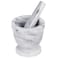 Generic Marble Mortar Pestle 15.25 Cm