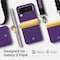 Spigen Compoty designed for Samsung Galaxy Z Flip 4 case cover with strap (2022) - Pansy