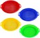 Newbested 4 Pack Multicolor Sand Sifter Sieves, Plastic For Backyard Park Party Favor And Beach(4 Colors, 8.75" X 9.75")