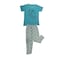 GIRLS SS LONG PJ SET_MINT_7-8Y+