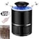 UKPLUS - Indoor Electric Mosquito Killer Trap Lamp, USB Mosquito Killer Trap Electric UV Lamp Night Light Fly Bug Zapper Pest (Black)