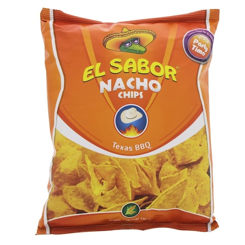 Buy El Sabor Texas Barbecue Nacho Chips 225g in UAE