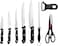 Royalford Kitchen Tool Set Of 9, Black, Rf5982