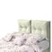 In House Le&oacute;n Velvet Bed Frame - King - 200x180 cm - Ivory