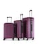 Para John Lightweight 3 Pieces ABS Hard Side Travel Luggage Trolley Bag Set, With Lock, Unisex, Strong