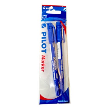 Pilot Twin Marker Blue 2 PCS