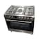 Vestel 5 Burner Gas Cooker F96F51X 90x60cm Silver