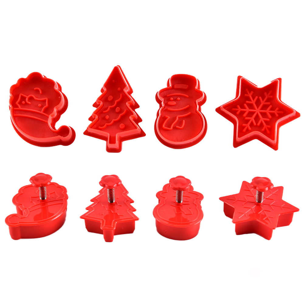 DEO KING 8-Piece MINI Cookie Cutter And Embossing Mold