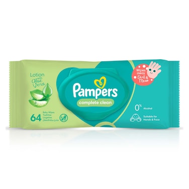 Pampers Baby Wipes - 64 Wipes