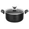 Sonex Non Stick Casserole Black Granite 40 cm, 19 Liter, Dishwasher Safe, Cool Bakelite Handle, Durable &amp; Long Lasting