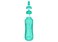Sistema 800 ml Blue Gripper Water Bottle