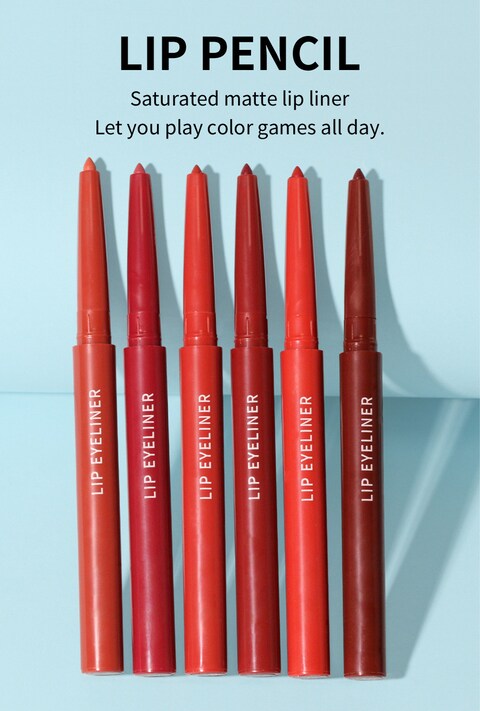 Mei Stylish Precision Matte Waterproof Lip Liner - Long-Lasting, Smudge-Proof Definition, Nude Pink
