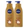 NIVEA Body Lotion Dry Skin Cocoa Butter Vitamin E 400ml Pack of 2