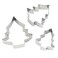 Home Mart Cookie Cutter Set  Fr-1759 3 Pieces