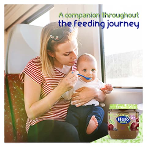Hero Baby Prunes Puree Jar - 125 gm