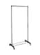 Cloths Rack With Wheels Black