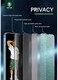 Green 3D Silicone Privacy Glass Screen Protector for iPhone 13 Pro Max 6.7" Black