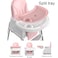 COOLBABY Baby High Chair for Babies and Toddlers with Safe Meal Tray Adjustable Height Foldable Baby Dining Chair Kids Food Eating Chair