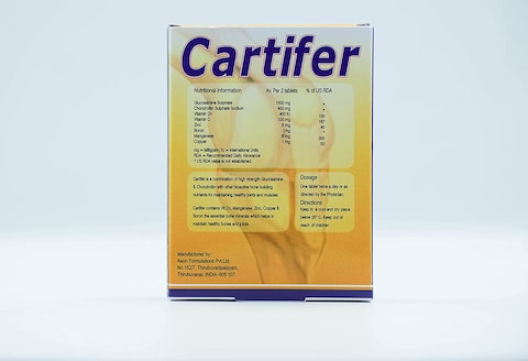 Cartifer Glucosamine Chondroitin, Vitamin C, D3 &amp; Pro-Bone Minerals 30 Tablets