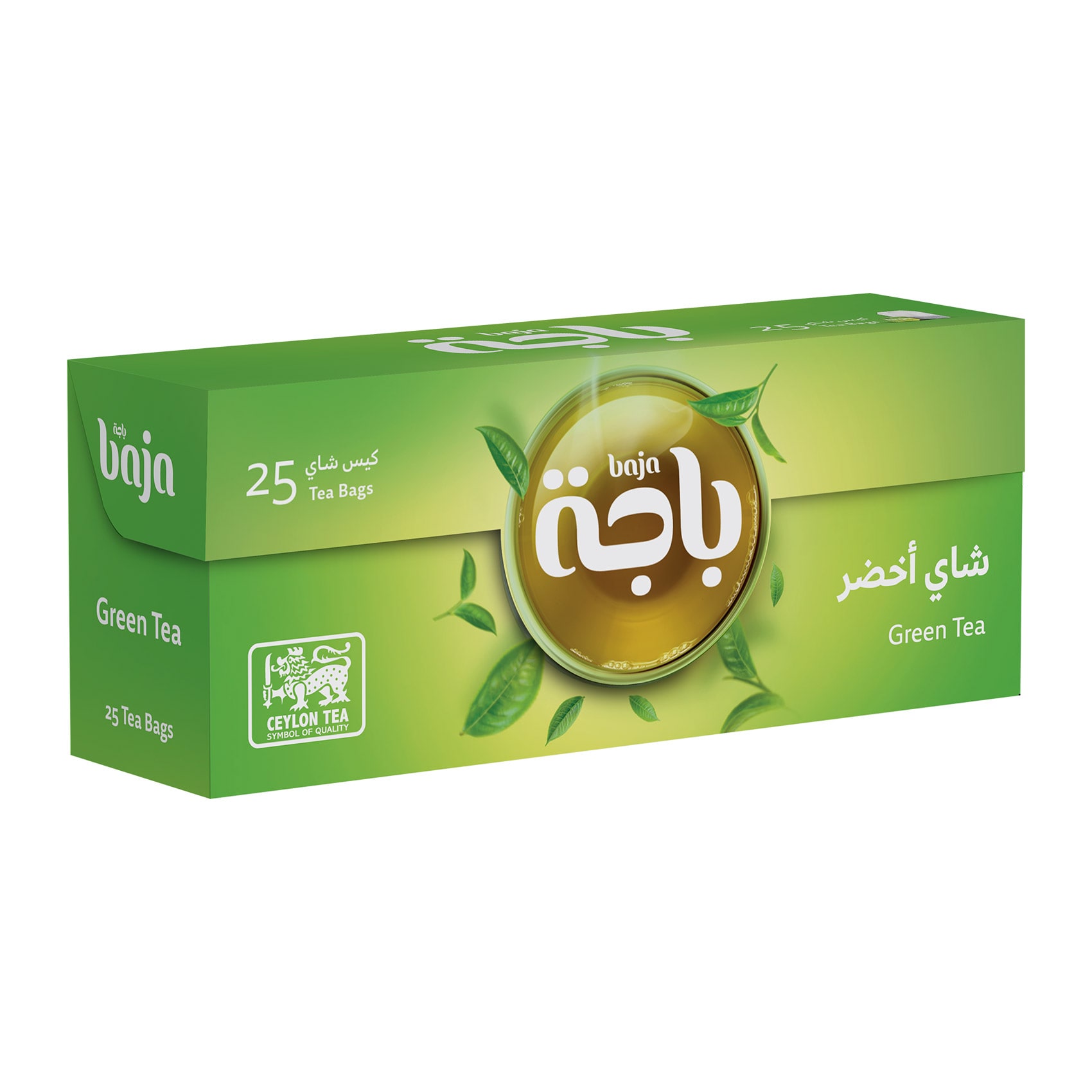 باجة شاي اخضر 25 قطع