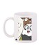 Bp We Bare Bear Printed Mug White/Brown Standard Size