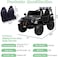 RBWTOYS - Power Electric 2022 Jeep Gravity XXL  12V Battery &amp; Two Seats S609 (BLACK) 130x85x78cm.