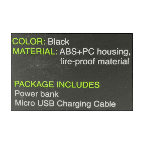 Iconz XPB20K Power Bank 20000 mAh - Black