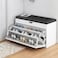 Wooden Shoe Cabinet Storage Bench Seat Cushion Hidden Shoe Storage Cabinet with Padded Seat