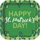 St.Patricks Clover 8 pcs 9inches Square Plates