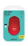 Logitech - Mouse Wireless M330 SILENT PLUS - Red