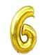Generic Number 6 Decorative Foil Balloon