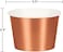 Creative Converting Foil Treat Cups 8-Pieces- Rose Gold