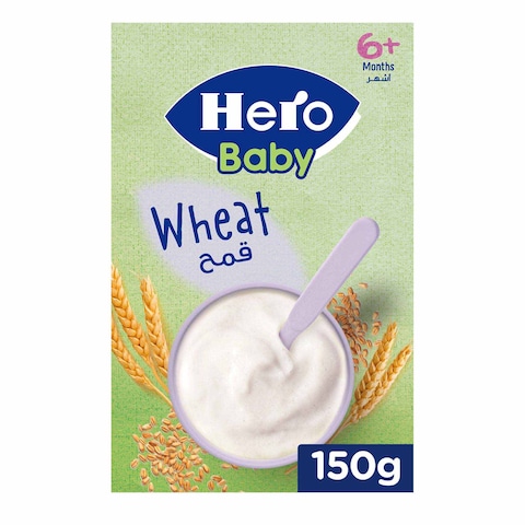 Hero Baby Wheat Cereal With Milk - 150 Gm