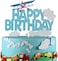 Liliparty Aeroplane Happy Birthday Cake Topper First Party Decoration Travel Theme Kids Supplies