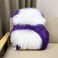Super Soft Double Sided Plush Panda Throw Pillow Made With Rabbit Fur (Size 56&times;50CM)