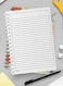 Lowha Spiral Notebook With 60 Sheets And Hard Paper Covers With Cool Seamless Abstract Design, For Jotting Notes And Reminders, For Work, University, School