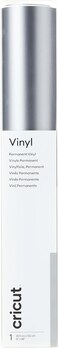Cricut Premium Vinyl Permanent Silver, 30 x 120cm, One Size, 2007722
